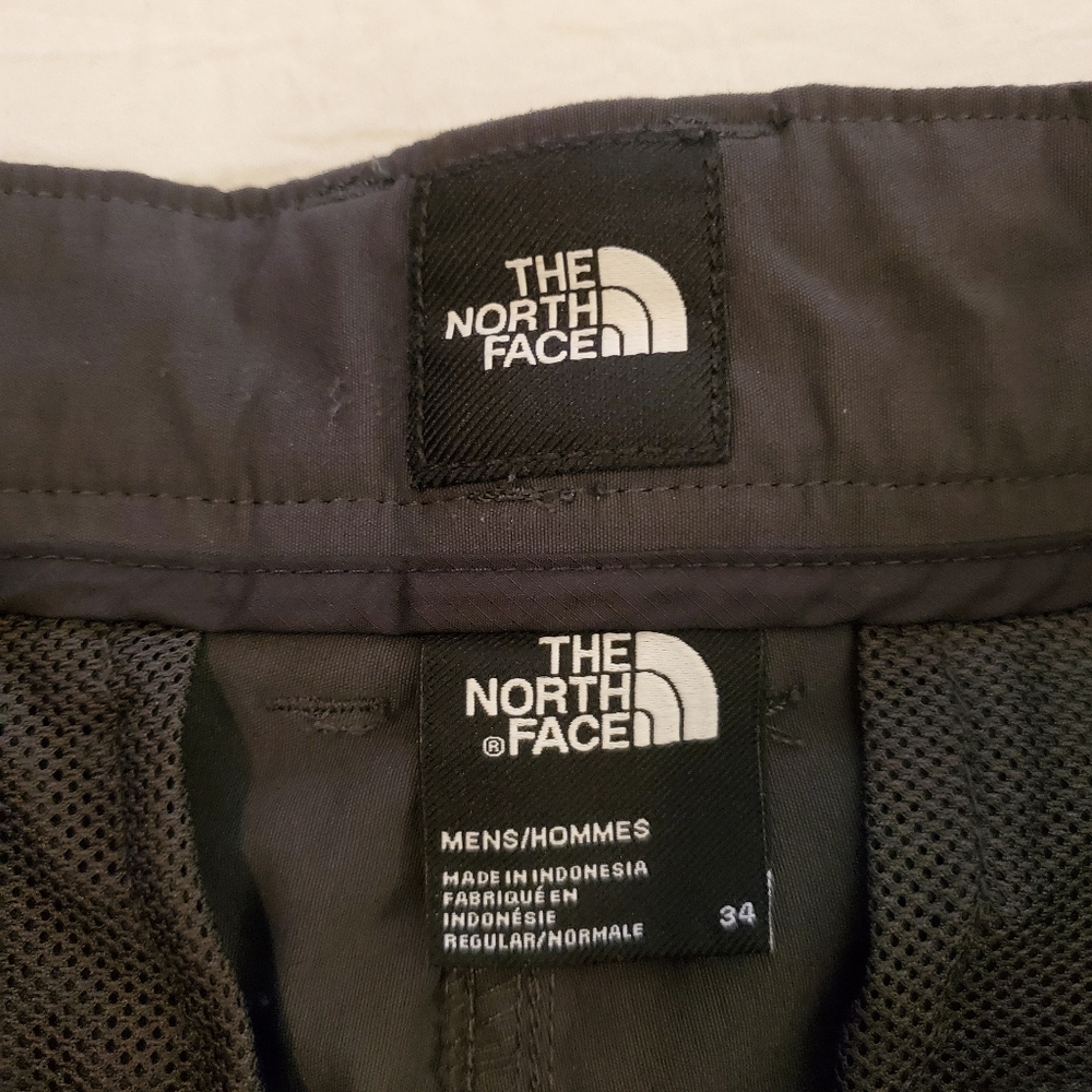 THE NORTH FACE Dark Gray Nylon Gorpcore Performance Chino Shorts Men's Size 34 - Picture 7 of 9